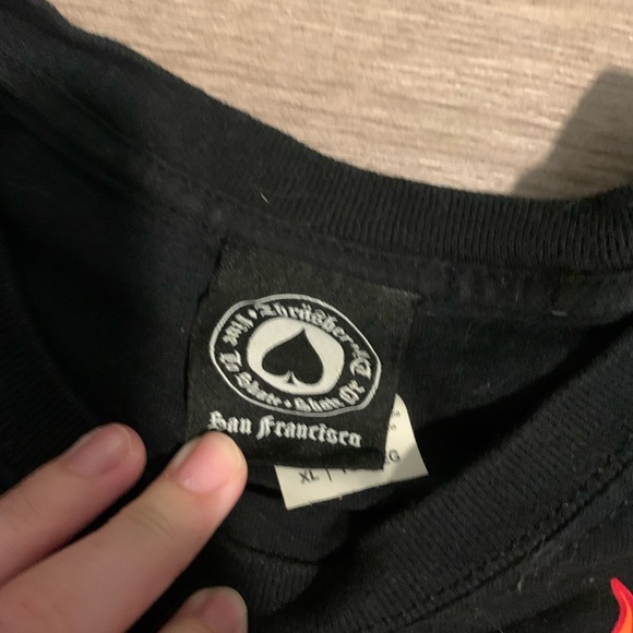 OVERSIZED Black Thrasher Tee - Picture 5 of 6